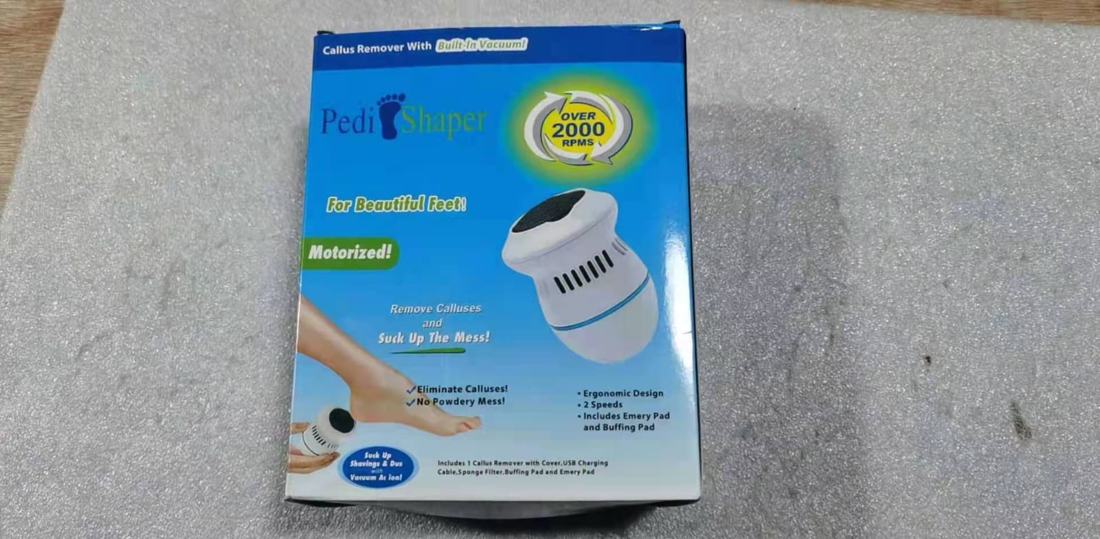 Foot Pedicure Grinder Remover Tools Automatic Polisher | Dead Skin Callus Feet Care Cleaning | PEDICURE MACHINE Rechargeable Foot Scrubber Tool