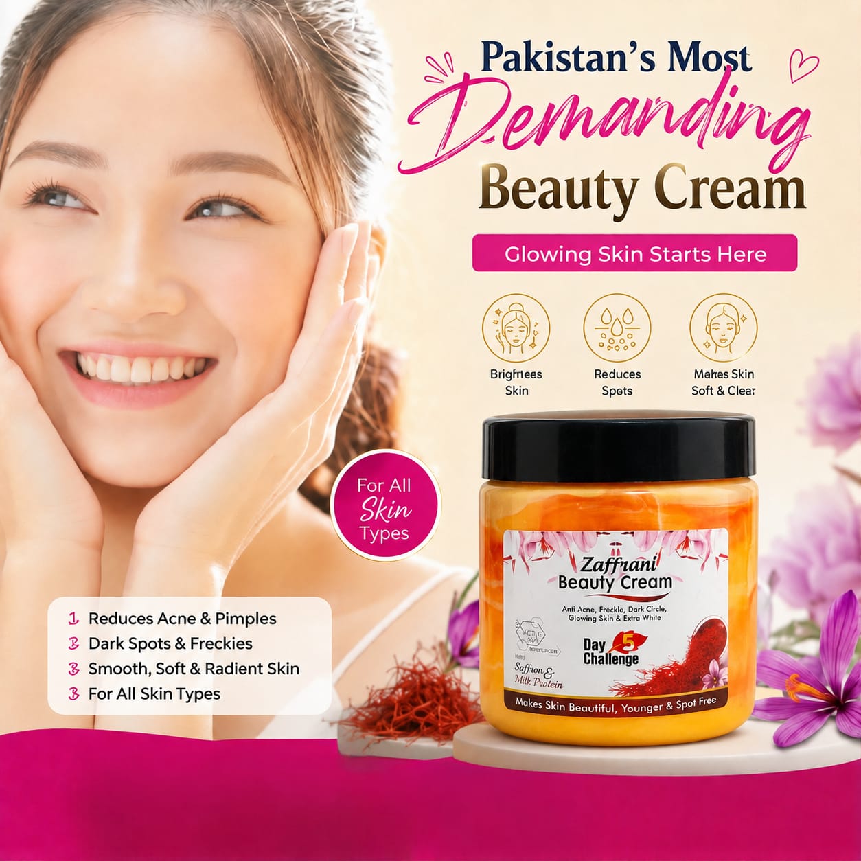 Zafrani Beauty Cream 500G