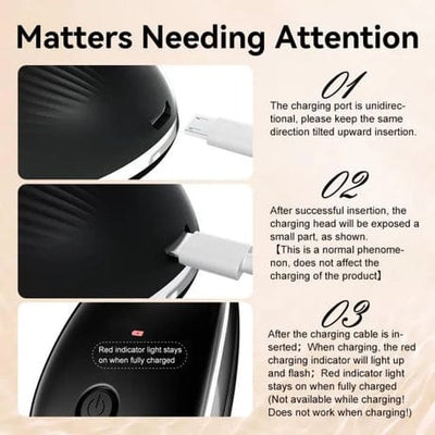 Rechargeable Neck & Face Lifting Massager with EMS Microcurrent - (Type-C Charging)
