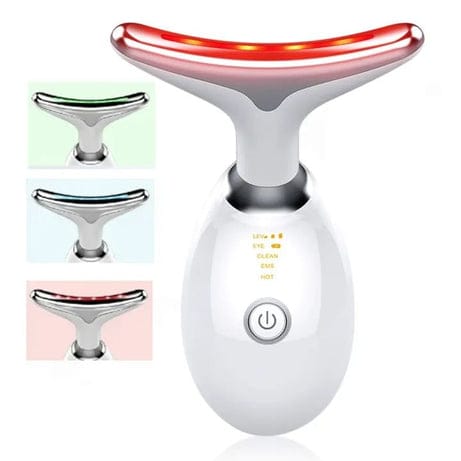 Rechargeable Neck & Face Lifting Massager with EMS Microcurrent - (Type-C Charging)