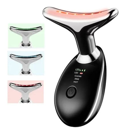 Rechargeable Neck & Face Lifting Massager with EMS Microcurrent - (Type-C Charging)