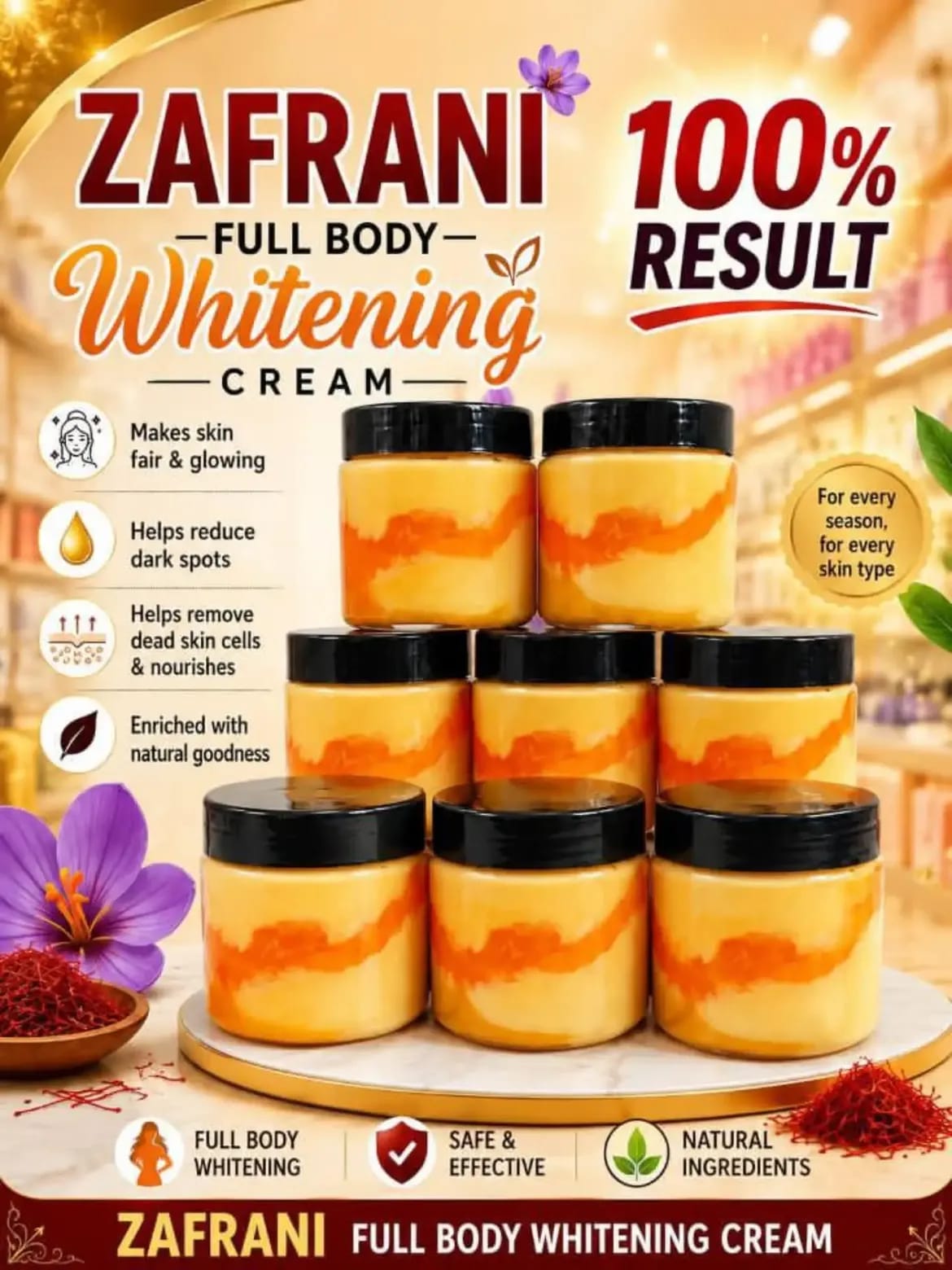 Zafrani Beauty Cream 500G