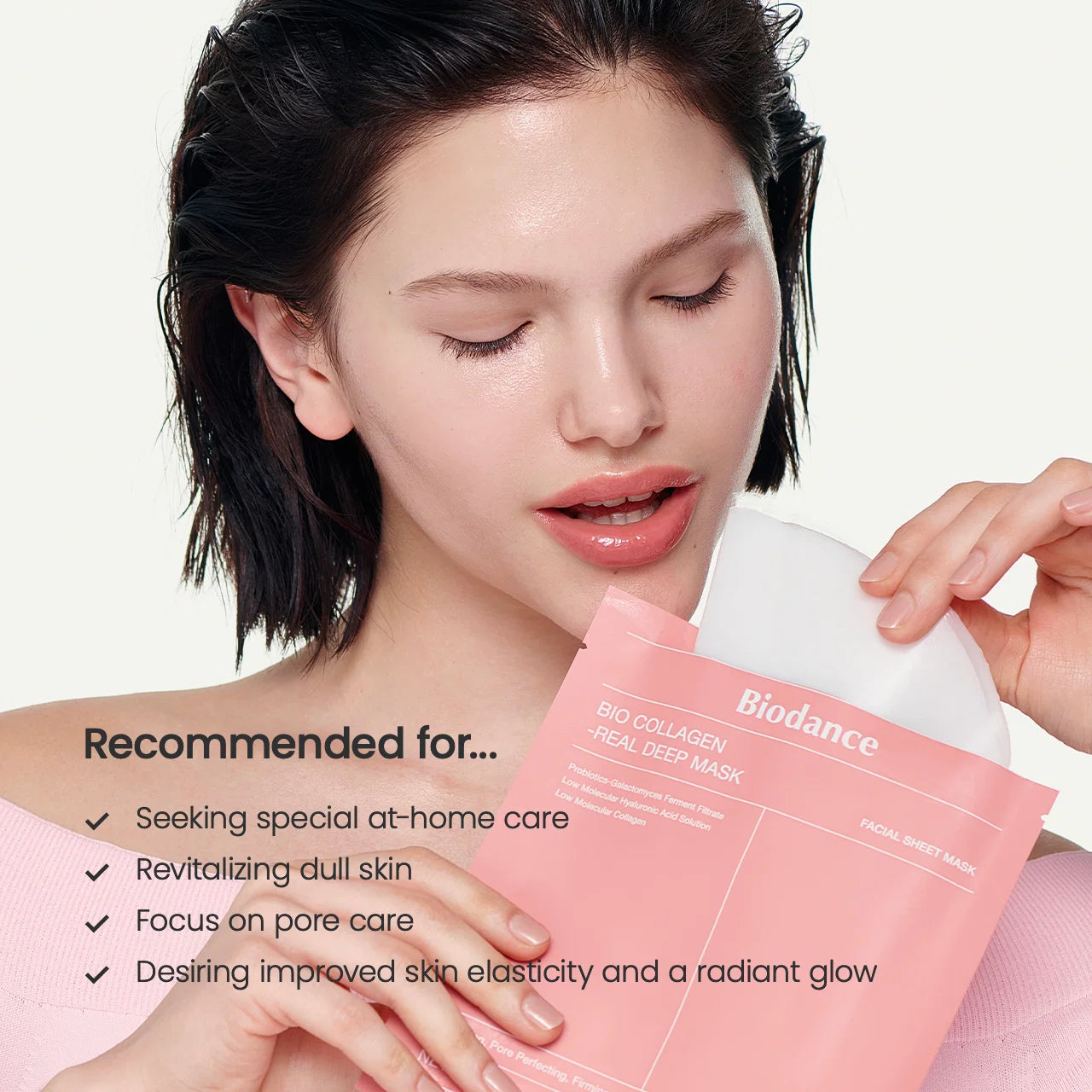 Bio Collagen Face Mask - Hydrating & Pore Minimizing
