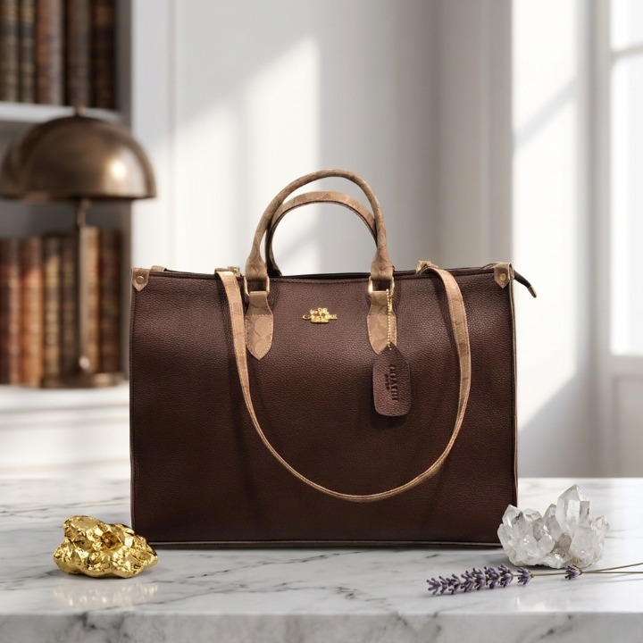 High Quality Coach Tote Bag 16x11 Inches Elegant Designer Handbag