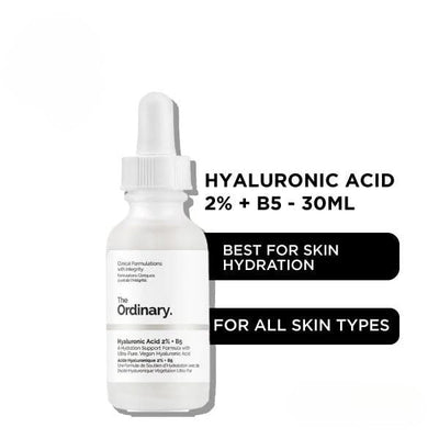 The Ordinary Hyaluronic Acid 2% + B5 Hydration Support Formula With Ultra Pure Vegan Hyaluronic Acid 30 ML