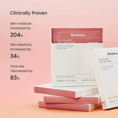 Bio Collagen Face Mask - Hydrating & Pore Minimizing